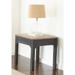 Ebony and Driftwood End Table – Leighton