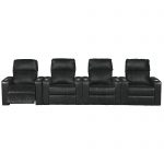 Eclipse Black 4-Piece Power Home Theater Seating – Headliner