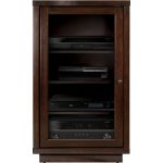 Espresso Brown Audio Video Component Cabinet