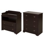 Espresso Changing Table and 4-Drawer Chest – Fundy Tide