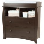 Espresso Changing Table with Removable Changing Station – Beehive