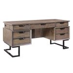 Fossil Brown Executive Desk – Harper Point