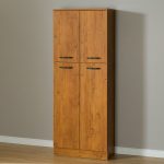 Four Door Country Pine Storage Pantry – Axess