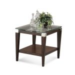 Glass Top End Table – Dunhill