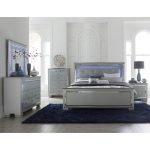 Gray 6-Piece Cal-King Bedroom Set – Allura