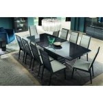 Gray 7 Piece Modern Dining Set – Versilia Collection