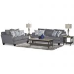 Gray-Blue Casual Contemporary 7-Piece Room Group – Bryn