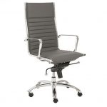 Gray High-Back Office Chair – Dirk
