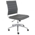 Gray Low-Back Office Chair – Axel