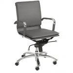 Gray Low-Back Office Chair – Gunar