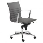 Gray Low-Back Office Chair – Kyler