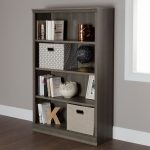 Gray Maple 4 Shelf Bookcase – Morgan