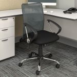 Gray Mesh Back and Black Office Chair