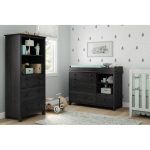 Gray Oak Changing Table with Shelving Unit – Little Smileys