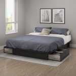 Gray Oak Full/Queen Platform Bed – Step One