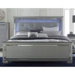 Gray Queen Size Bed – Allura