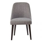 Gray Wash Upholstered Dining Chair – American Retrospective Collection