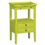 Groovy Green Distressed Accent Table – Aries