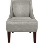 Groupie Pewter Swoop Arm Chair