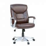 Gruga Brown Deluxe Leather Office Chair