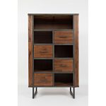 Hickory Brown 4 Drawer Bookcase – Studio 16