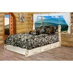 King Platform Bed w/ Storage – Montana