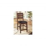 Larchmont Burnished Dark Brown Counter Stool (Set of 2)