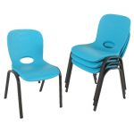 Lifetime Glacier Blue Kids Chairs (Set of 4)
