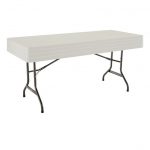 Lifetime Products 4-Pack Almond 6 ft. Folding Banquet Tables
