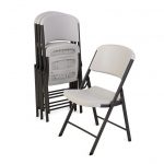 Lifetime Products 4-Pack Almond Folding Chairs