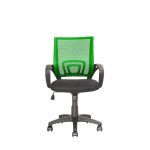 Light Green Mesh Back and Black Office Chair
