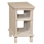 Linen Chair Side Table – Smooth Reflections