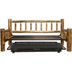 Log Daybed With Trundle – Glacier Country