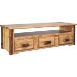 Log Sitting Chest/Entertainment Center – Glacier Country