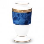 Noritake Majestic Blue Urn Vase, 6 1/4″