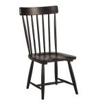 Magnolia Home Furniture Distressed Black Spindle Back Dining Chair
