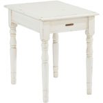 Magnolia Home Furniture Primitive White End Table