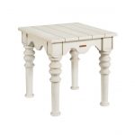 Magnolia Home Furniture Scallop Side Table – Farmhouse