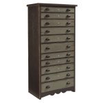 Magnolia Home Patina & Black Library Chest of Drawers