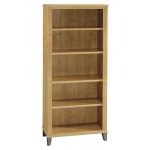 Maple Cross 5-Shelf Bookcase – Somerset