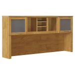 Maple Cross L-Desk Hutch – Somerset