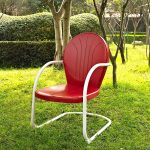 Metal Chair in Red – Griffith