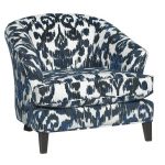 Mid-Century Modern Cobalt Blue Accent Chair – Kelsey