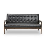 Mid-Century Modern Dark Brown Sofa – Masterpieces