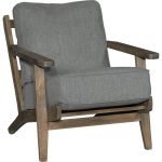 Midtown Graphite Gray Accent Chair – Metro