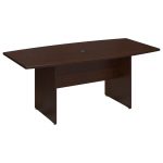 Mocha Cherry 72L x 36W Boat Shaped Table – Conference Tables