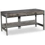 Modern Blackwash Wood Desk – Urban Options