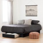 Modern Farmhouse Black Full-Queen Size Platform Bed – Holland