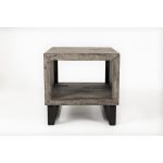 Modern Gray End Table – Mulholland Drive