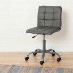 Modern Gray Office Chair with Quilted Seat – Annexe